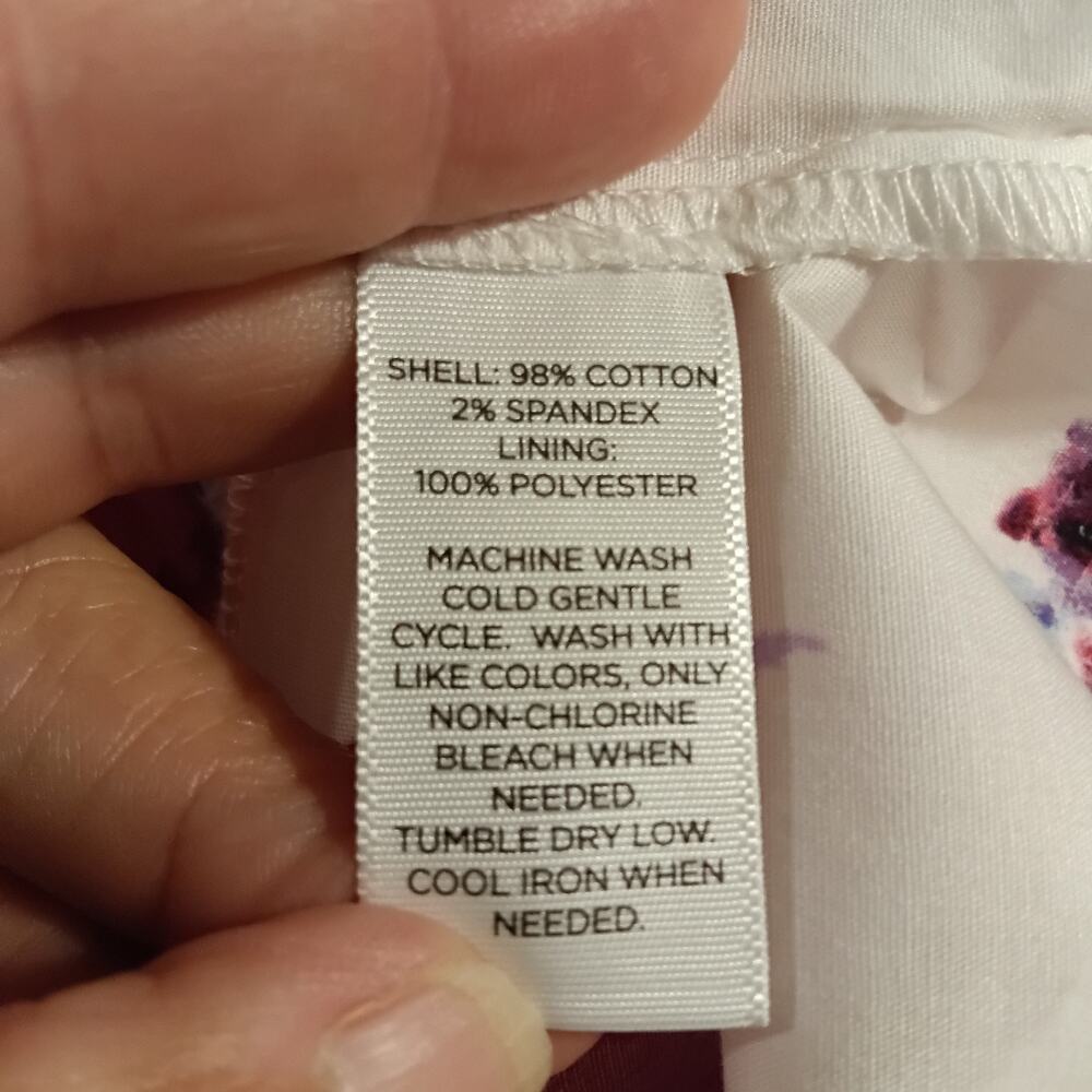 White Floral Dress Prabal Gurung Sz. 22W Maxi Tiered Pockets NWT Fairy Cottage - Picture 7 of 8